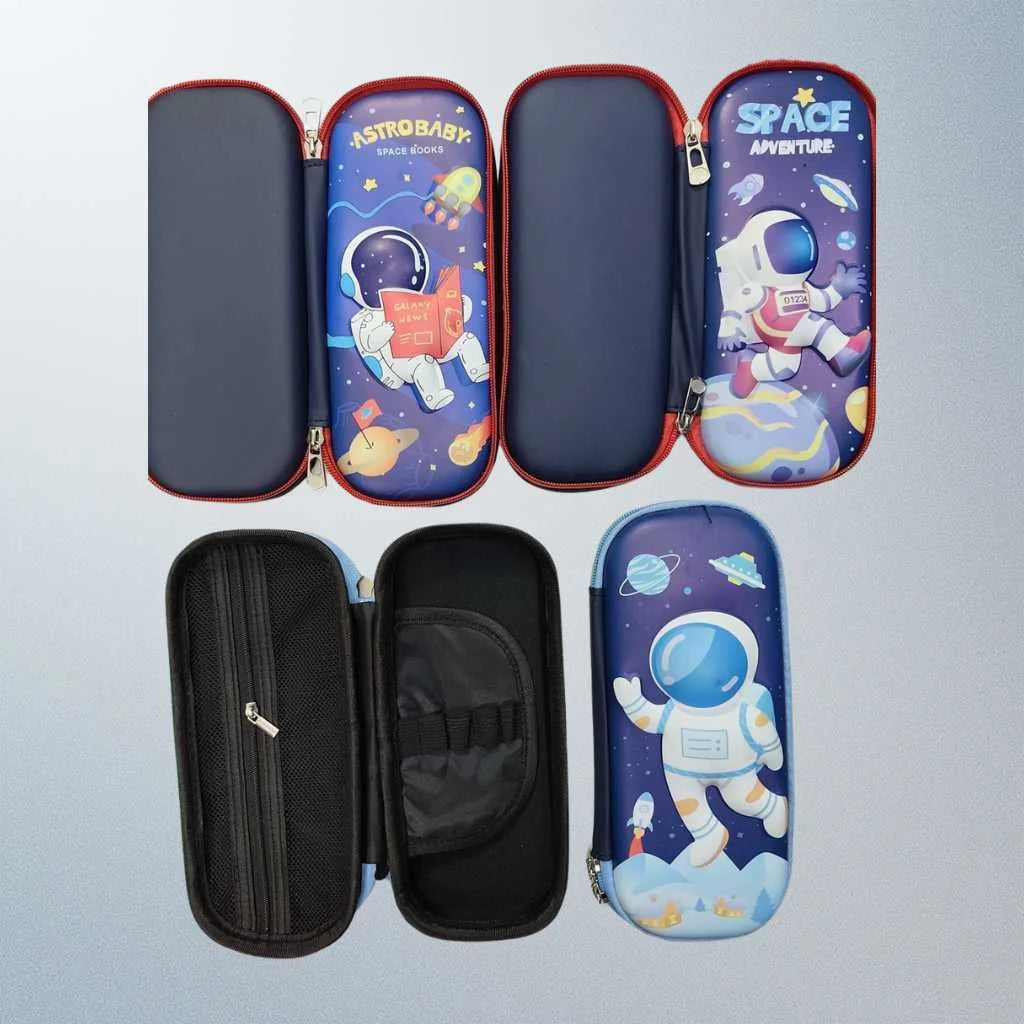 Space Astronaut Pencil Case | Durable Hard Shell Space-Themed Stationery