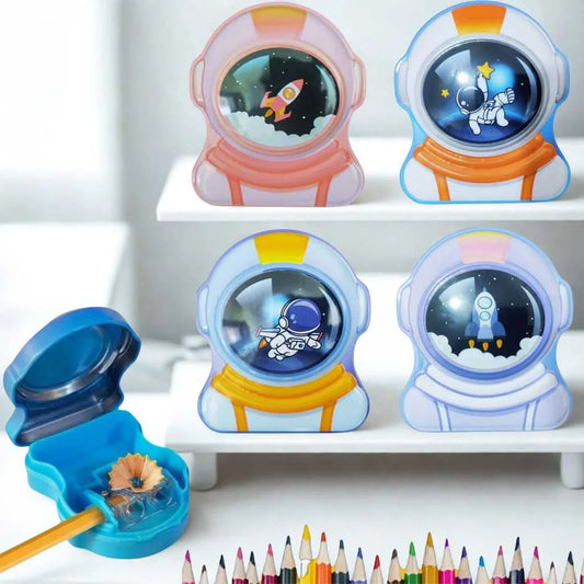 Space Shaped 2 Hole Pencil Sharpener - Dual Size | DODKart