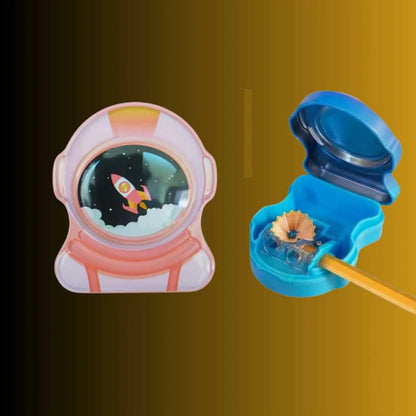 Space Shaped 2 Hole Pencil Sharpener - Dual Size | DODKart