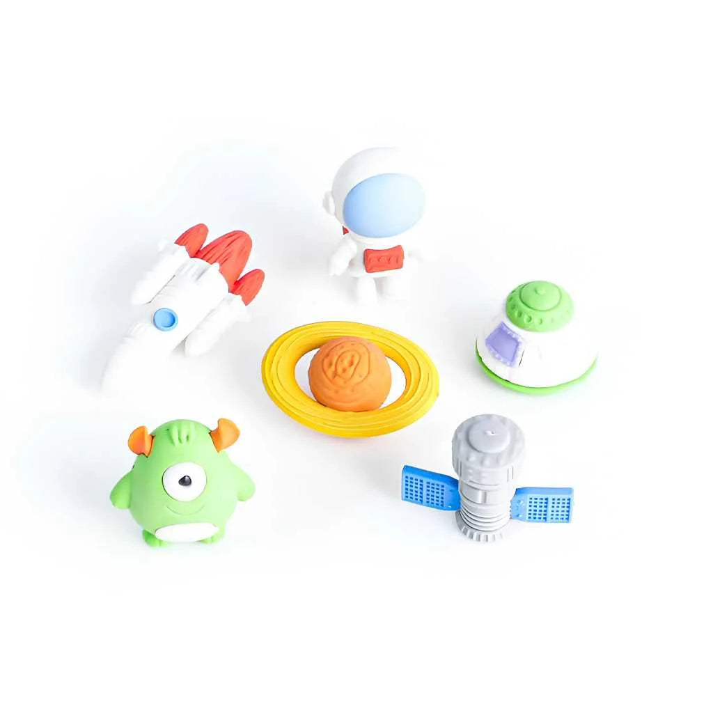Space Travel Eraser Set - 3D Cosmic Kawaii Erasers | DODKart