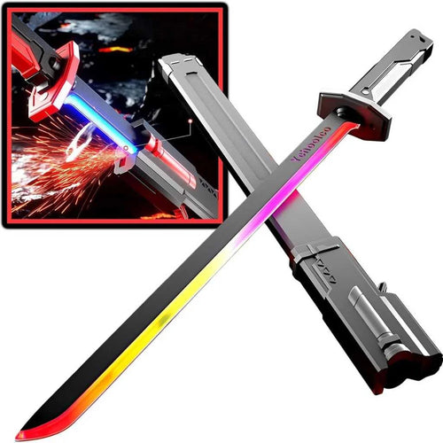 Spark Blade Toy Swords with Light and Smoke Big