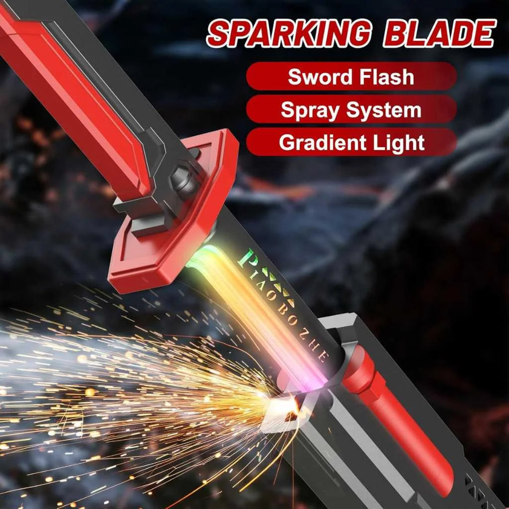 Spark Blade Toy Swords with Light and Smoke Big