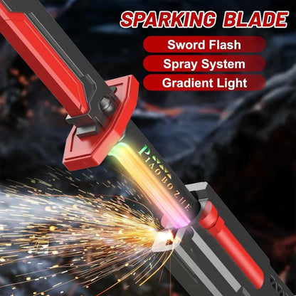 Spark Blade Toy Swords with Light and Smoke Big