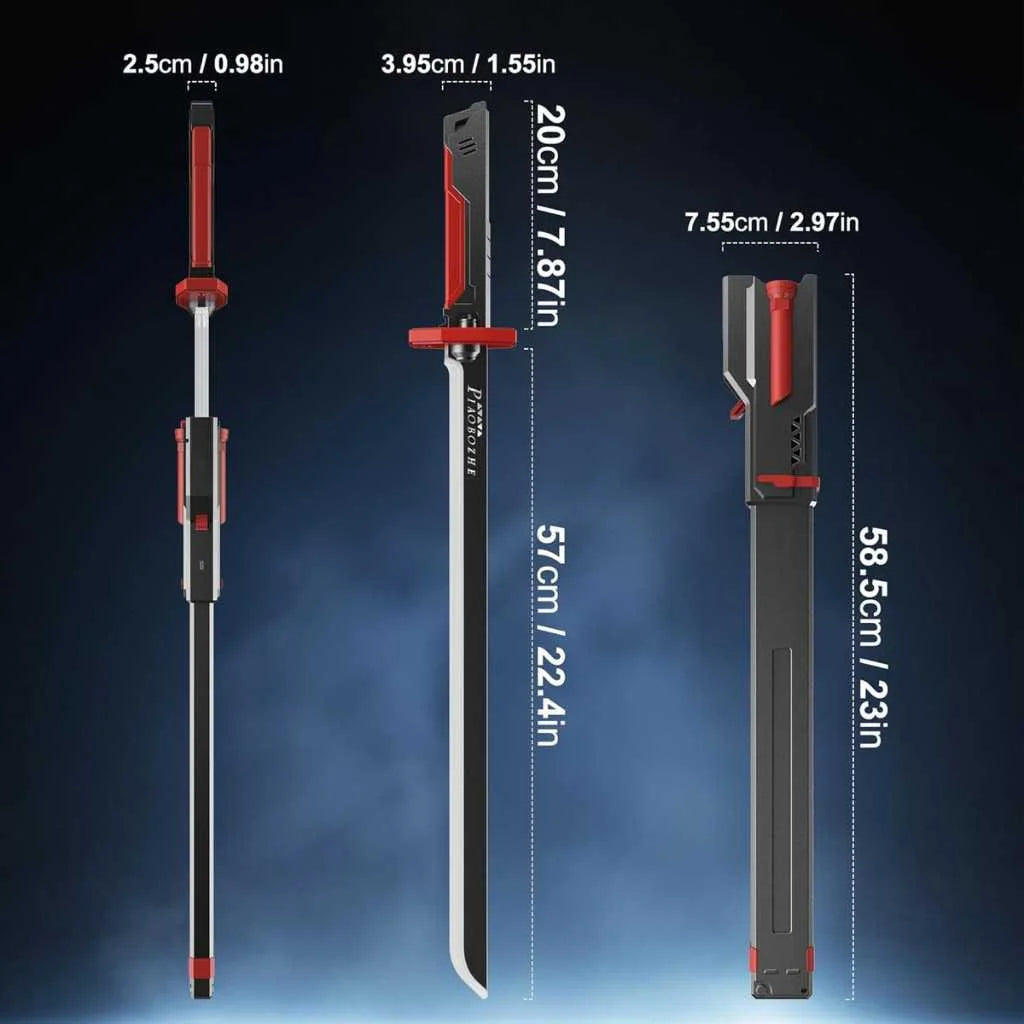 Spark Blade Toy Swords with Light and Smoke Big