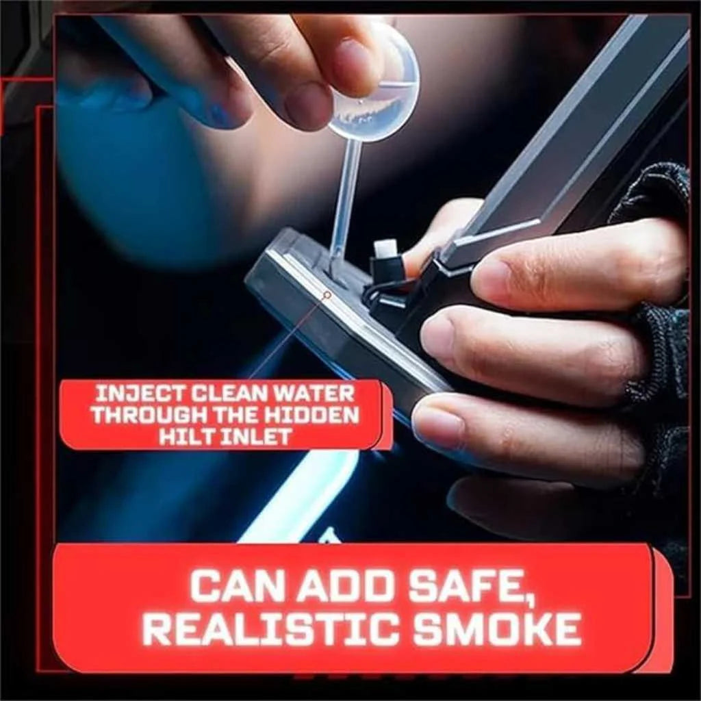 Spark Blade Toy Swords with Light and Smoke Big