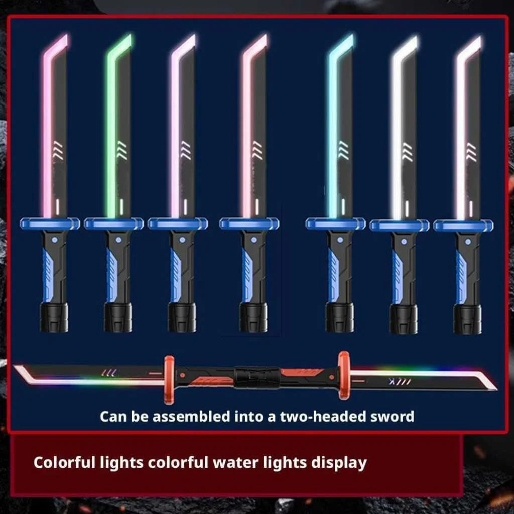 Spark Blade Toy Swords with Light and Smoke Small