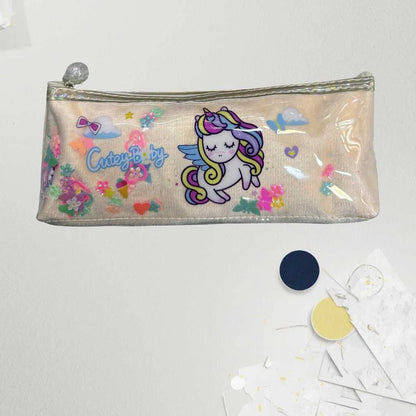 Sparkly Unicorn Pencil Pouch for Girls | Durable & Magical Design