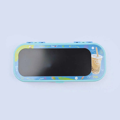 Special Pencil Box with LCD Drawing Board for Kids