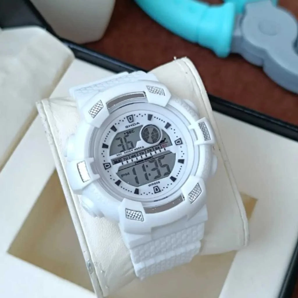 Sports Digital Watch for Kids and Men Multicolour