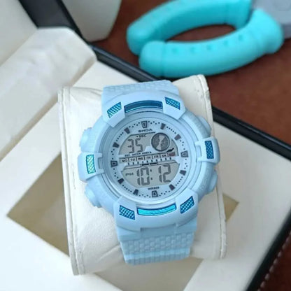 Sports Digital Watch for Kids and Men Multicolour