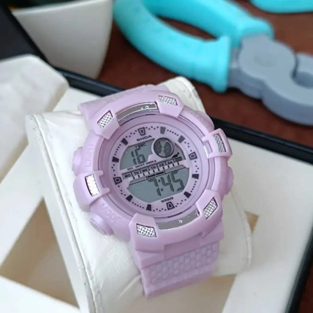 Sports Digital Watch for Kids and Men Multicolour