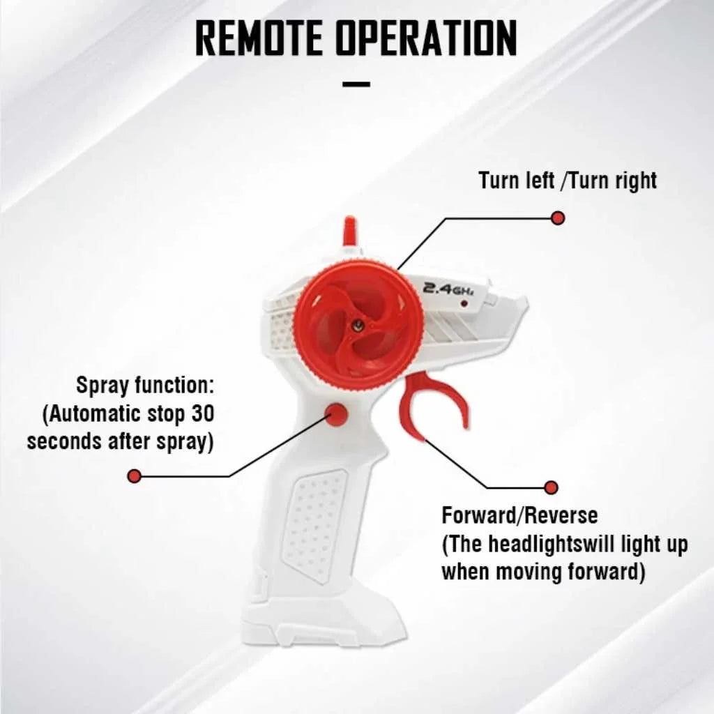 Spray Stunt Bike Remote Control with 2.4G Remote