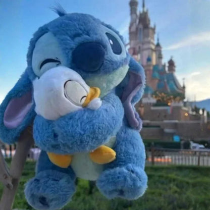 Stitch Hugging Duck Soft Toy 50cm Premium Plushie