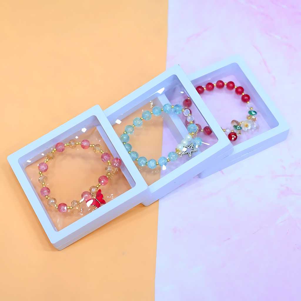 stylish crystal beads bracelet for girls
