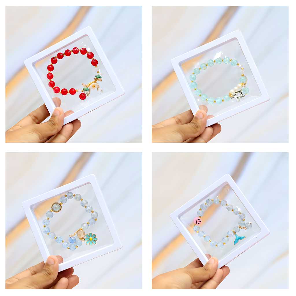 stylish crystal beads bracelet for girls