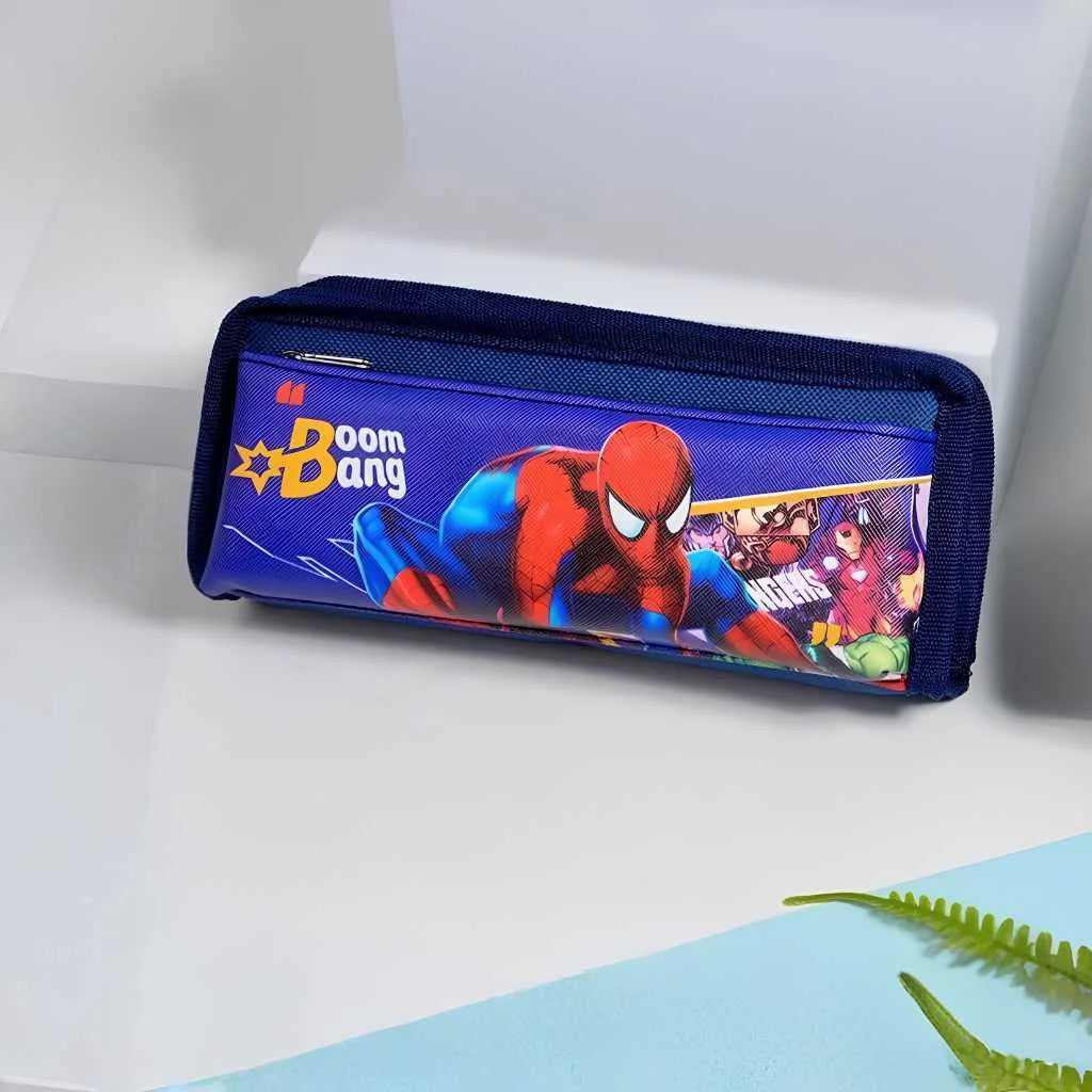 Super Hero Tactical 2-Zip Stationery Pouch for Kids