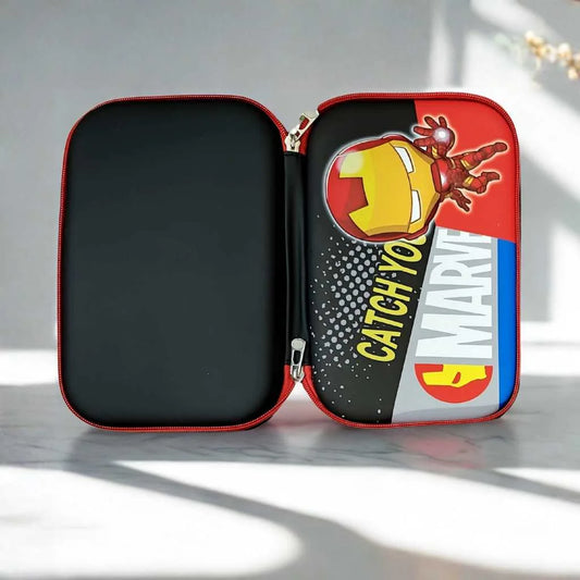 Superhero High Capacity Large Pencil Case for Kids | DODKart
