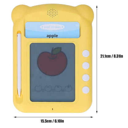 talking flash cards for toddlers with drawing pad