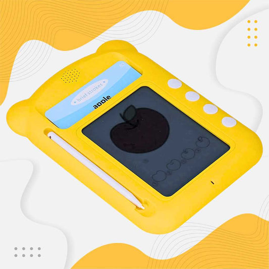 talking flash cards for toddlers with drawing pad