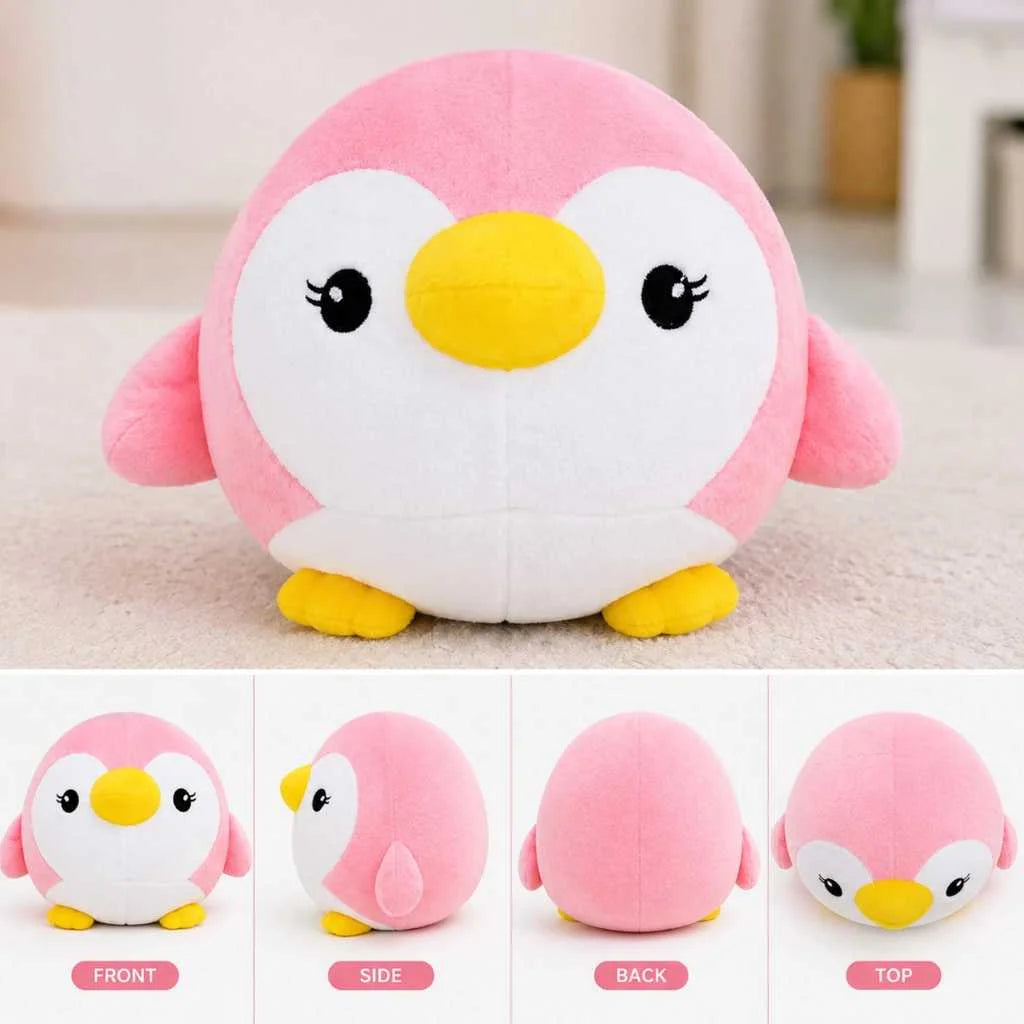 Talking Music Penguin Toy for Babies Vibrating Ball and USB-C