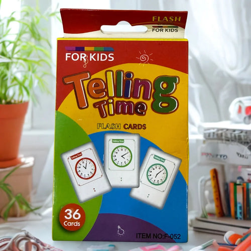 Telling Time Flash Cards for Kids
