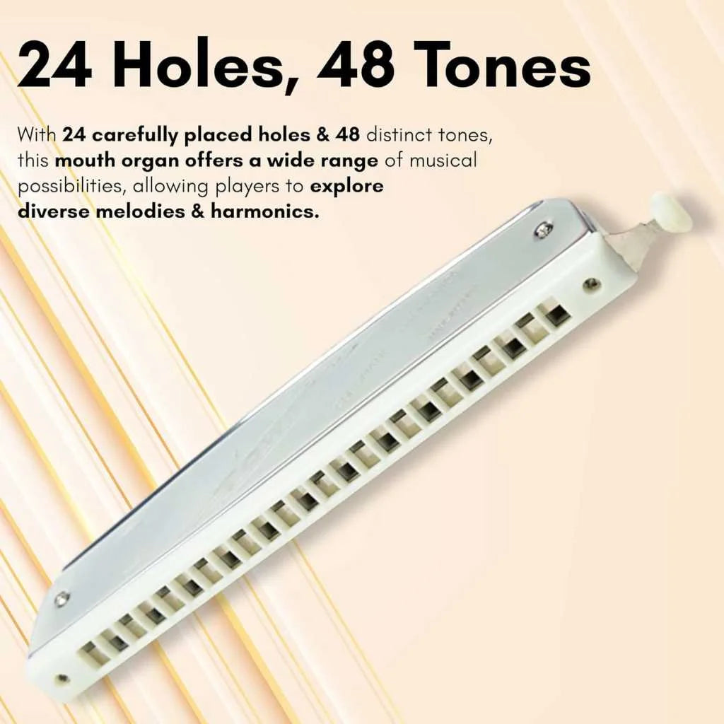 Tower Mouth Organ Harmonica with 24 Holes