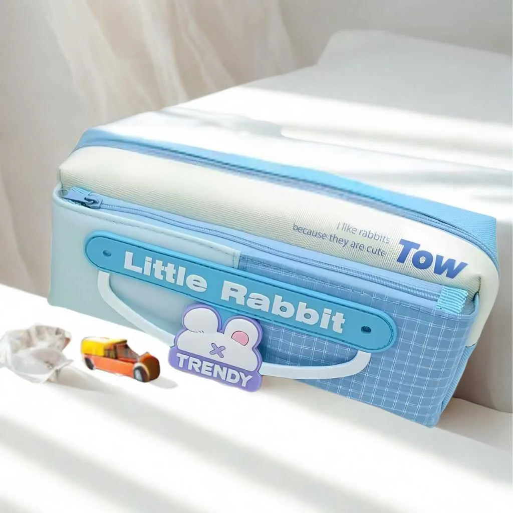Trendy Little Rabbit Pencil Pouch for Kids by DODKart