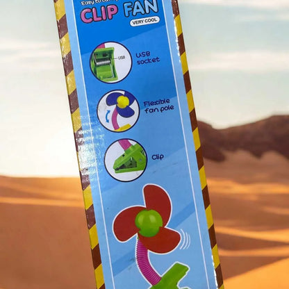 Ultra-Quiet & Safe Baby Stroller Fan