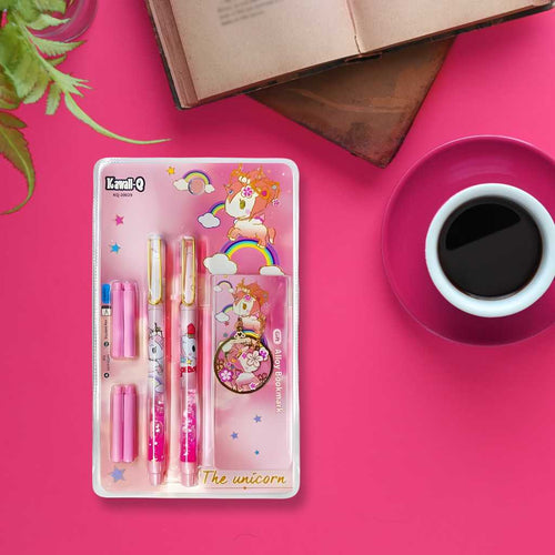 Unicorn Fountain Pen Set for School & Office - DODKart