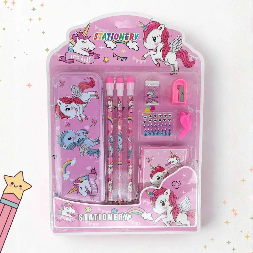 Unicorn Stationery Set for Kids - Magical School Kit | DODKart