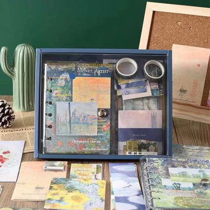 Van Gogh Vintage Journal Scrapbook Gift Set | Ultimate Aesthetic Art Kit