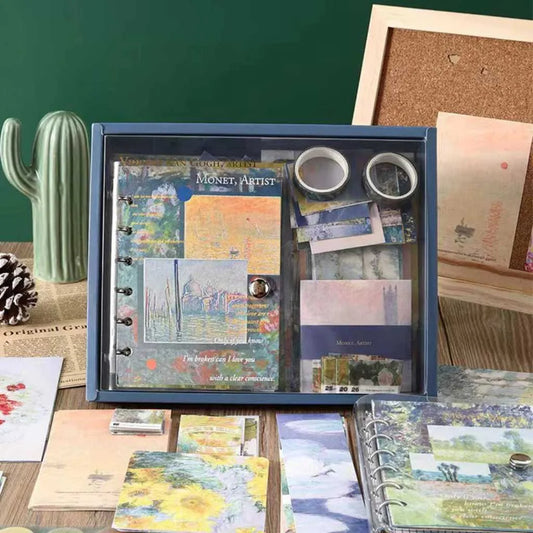 Van Gogh Vintage Journal Scrapbook Gift Set | Ultimate Aesthetic Art Kit