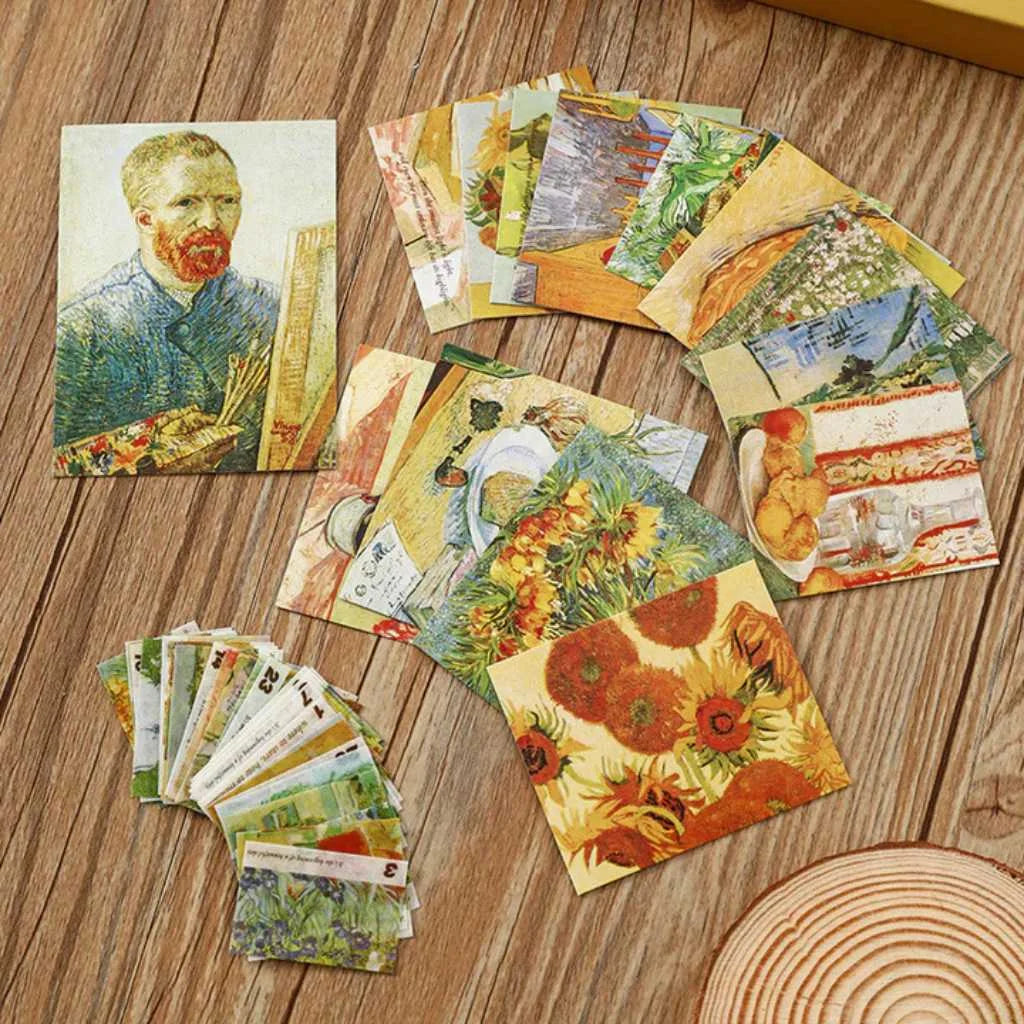 Van Gogh Vintage Journal Scrapbook Gift Set | Ultimate Aesthetic Art Kit