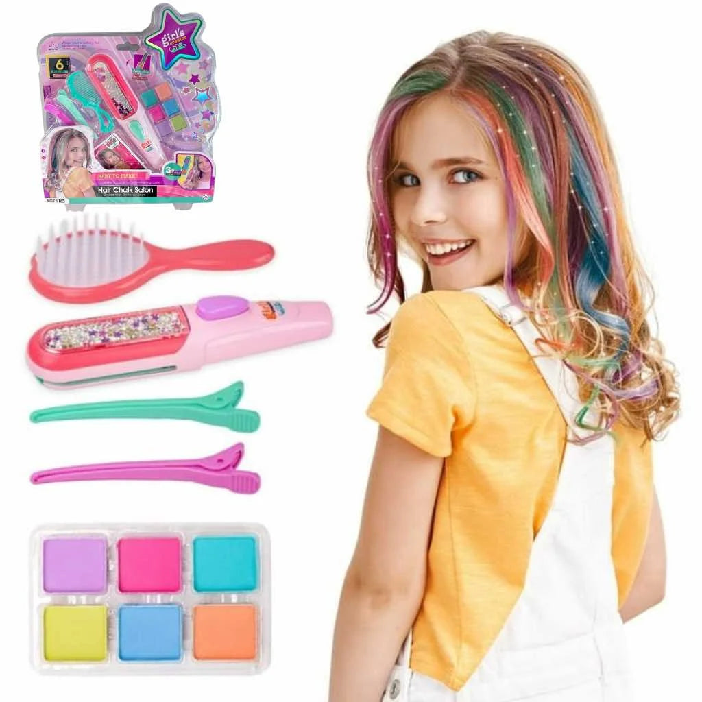 Washable Temporary DIY Hair Chalk Toy for Girls