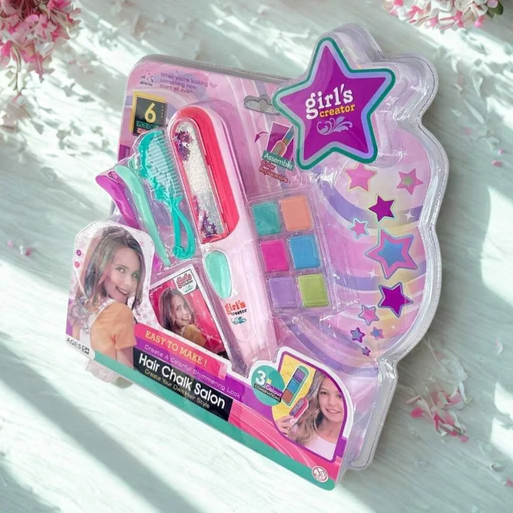 Washable Temporary DIY Hair Chalk Toy for Girls