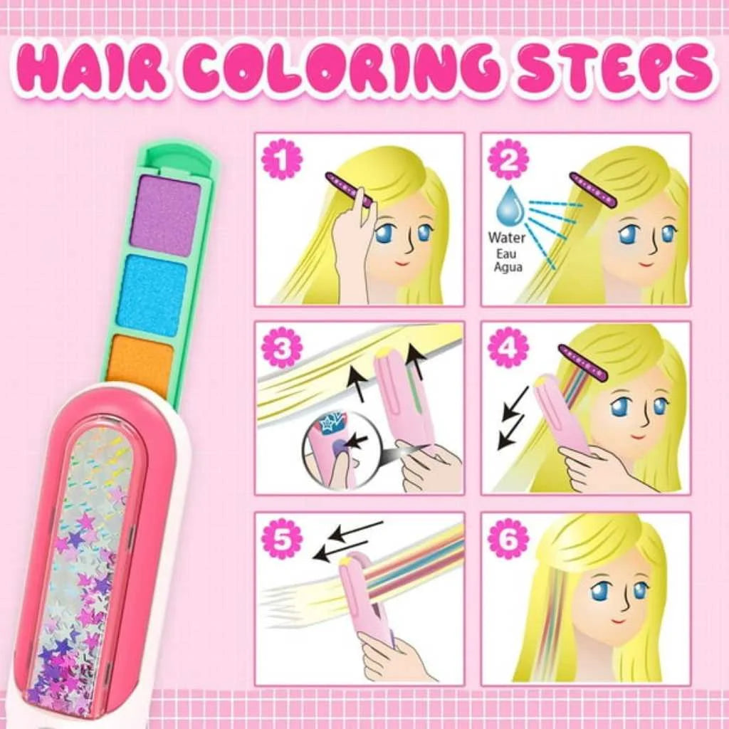 Washable Temporary DIY Hair Chalk Toy for Girls
