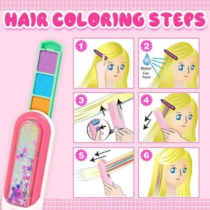 Washable Temporary DIY Hair Chalk Toy for Girls