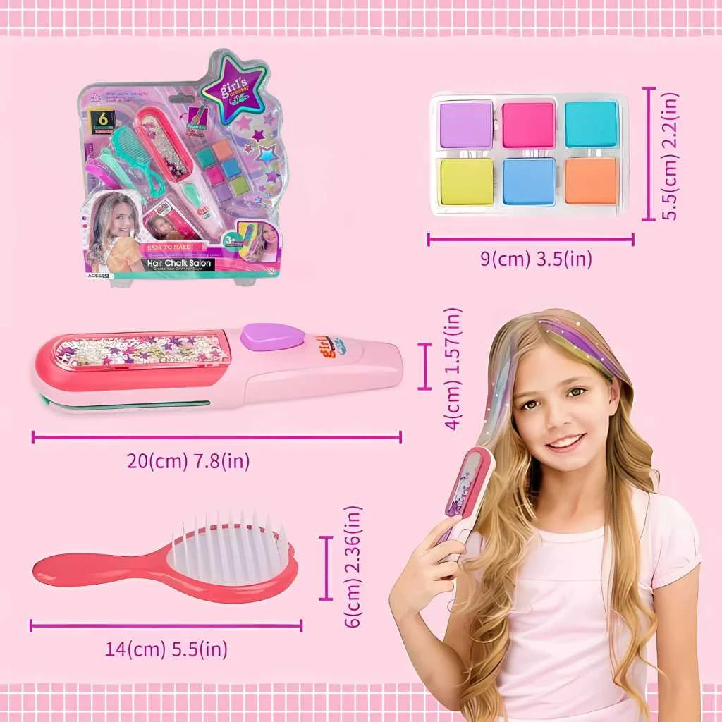 Washable Temporary DIY Hair Chalk Toy for Girls
