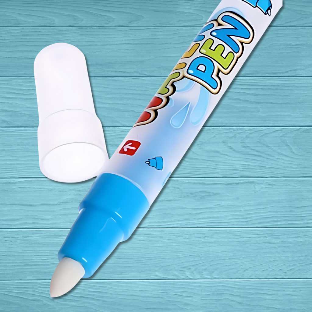 water painting book with magic pen for kids