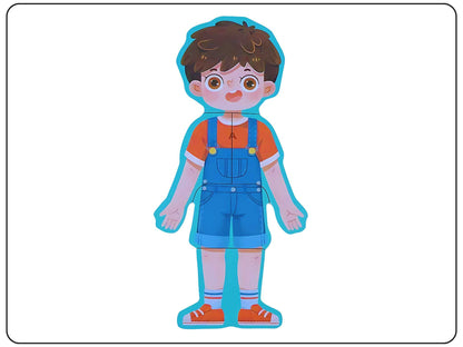 Wooden Body Parts Puzzle Educational Toy