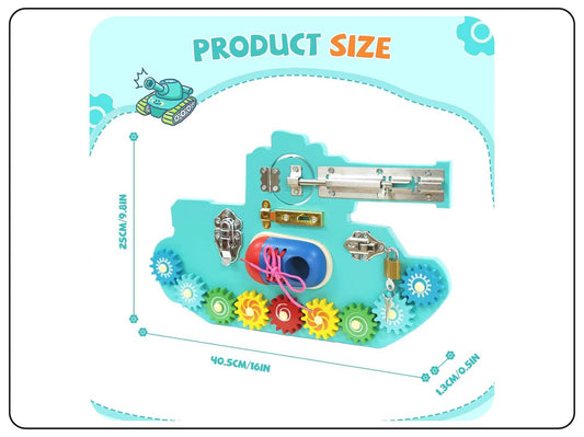 Wooden Busy board for toddlers educational toys