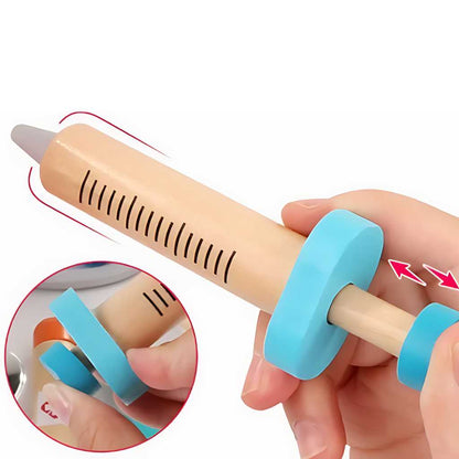 wooden doctor set educational toy for kids